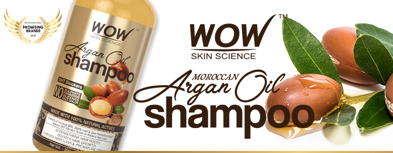 WOW Skin Science Moroccan Argan Oil Shampoo banner image